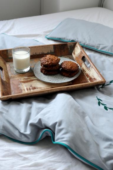 Śniadanie do łóżka #226: Owsiane ciasteczka z żurawiną