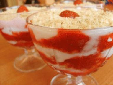 Strawberry and oatmeal swirls