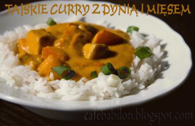 Tajskie curry z dynią i mięsem 