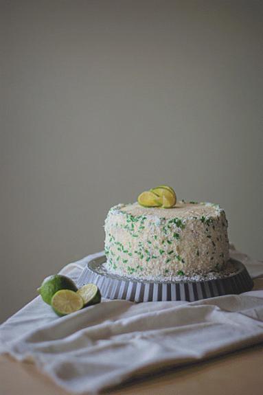 Tort kokosowo-limonkowy