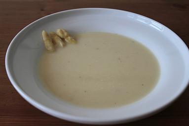 Zupa-krem z białych  szparagów 