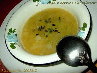 Zupa z porów i ziemniaków