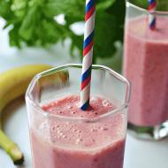 Koktajl truskawkowo-bananowy