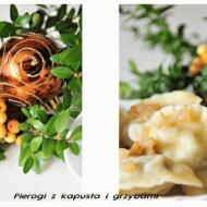 Pierogi z kapustą i  grzybami 