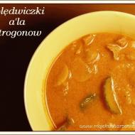 Polędwiczki wieprzowe a'la Strogonow