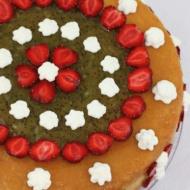Tort owocowy (truskawkowo-pomarańczowo-kiwi)