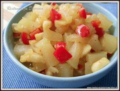 Zdjęcie - Chutney z kabaczka z letnim jabłkiem i ostrym chili  - Przepisy kulinarne ze zdjęciami