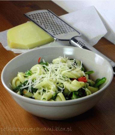Zdjęcie - Makaron na zielono, czyli obiad w mniej niż 30 minut  - Przepisy kulinarne ze zdjęciami