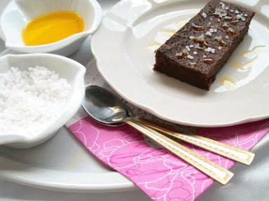 Zdjęcie - Gateau au chocolat &agrave; la fleur de sel et huile  d&#8217;olive  - Przepisy kulinarne ze zdjęciami