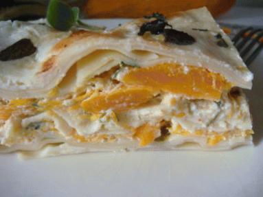 Zdjęcie - Lasagne z dyni i ricotty  - Przepisy kulinarne ze zdjęciami
