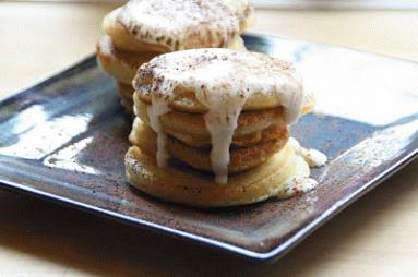 Zdjęcie - pancakes z cynamonem i kakao - Przepisy kulinarne ze zdjęciami