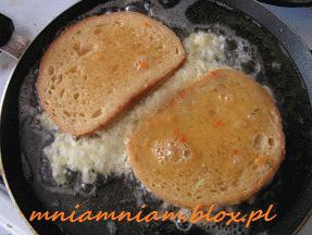 Zdjęcie - Chleb smażony w  jajku  - Przepisy kulinarne ze zdjęciami