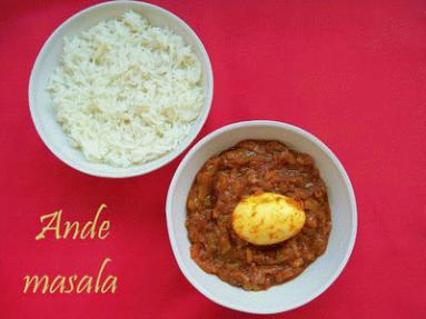 Zdjęcie - Ande  masala  - Przepisy kulinarne ze zdjęciami