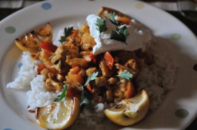 Zdjęcie - Rybne curry  - Przepisy kulinarne ze zdjęciami