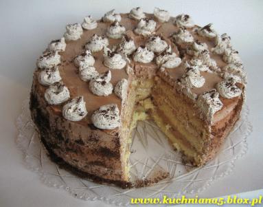 Zdjęcie - Tort kawowo - czekoladowy  - Przepisy kulinarne ze zdjęciami