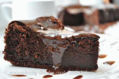 Zdjęcie - Obłędne ciasto czekoladowo - kawowe  - Przepisy kulinarne ze zdjęciami