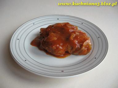 Zdjęcie - Karkówka zapiekana w sosie pomidorowym  - Przepisy kulinarne ze zdjęciami