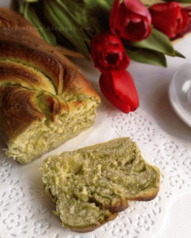 Zdjęcie - Ciasto z zieloną herbatą - Przepisy kulinarne ze zdjęciami