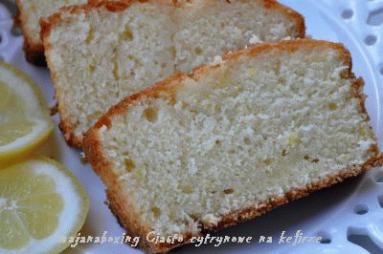Zdjęcie - Cytrynowe ciasto na kefirze  - Przepisy kulinarne ze zdjęciami