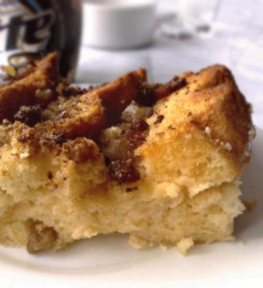 Zdjęcie - Pudding z resztek ciasta drożdżowego :) - Przepisy kulinarne ze zdjęciami