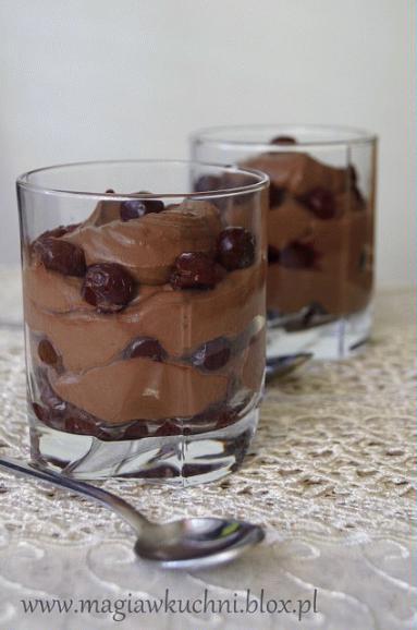 Zdjęcie - Deser czekoladowy dla dorosłych   - Przepisy kulinarne ze zdjęciami