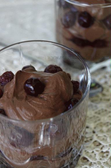 Zdjęcie - Deser czekoladowy dla dorosłych   - Przepisy kulinarne ze zdjęciami