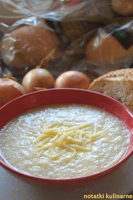 Zdjęcie - Zupa cebulowa z białym winem - Przepisy kulinarne ze zdjęciami