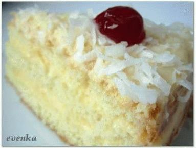 Zdjęcie - Kokosowe Ciasto "Martynika" - Przepisy kulinarne ze zdjęciami