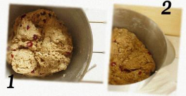 Zdjęcie - Chleb wieloziarnisty z jabłkiem i żurawiną - Przepisy kulinarne ze zdjęciami