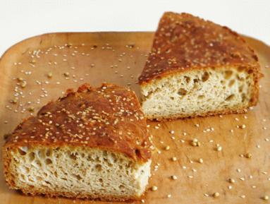 Zdjęcie - Chleb sojowo-sezamowy - Przepisy kulinarne ze zdjęciami