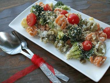 Zdjęcie - Trottole z warzywami i  fetą  - Przepisy kulinarne ze zdjęciami