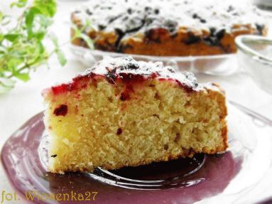 Zdjęcie - Ciasto imbirowe z  malinami  - Przepisy kulinarne ze zdjęciami