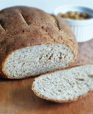 Zdjęcie - Chleb z ciecierzycą - Przepisy kulinarne ze zdjęciami