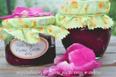 Zdjęcie - Tarte płatki róży z cukrem  - Przepisy kulinarne ze zdjęciami