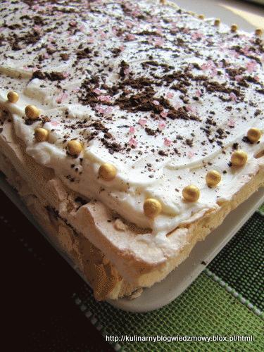 Zdjęcie - tort bezowy - Przepisy kulinarne ze zdjęciami