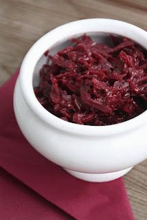 Zdjęcie - czerwona kapusta z malinami - Przepisy kulinarne ze zdjęciami