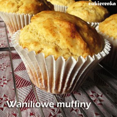 Zdjęcie - Waniliowe muffiny bez dodatków - Przepisy kulinarne ze zdjęciami