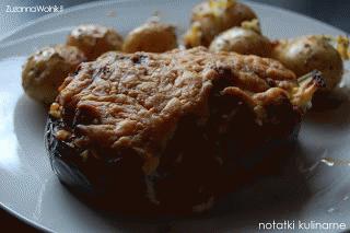 Zdjęcie - Zapiekane bakłażany nadziewane mięsem mielonym - Przepisy kulinarne ze zdjęciami