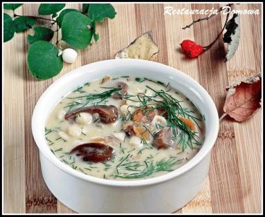 Zdjęcie - Tradycyjna zupa grzybowa ze świeżych borowików - Przepisy kulinarne ze zdjęciami