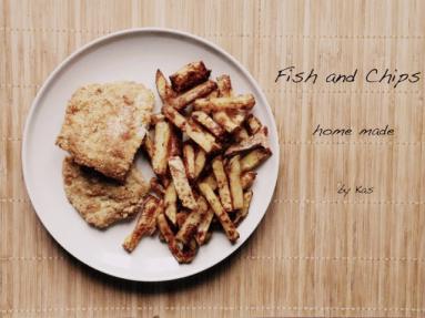 Zdjęcie - Fish and chips - orzechowa rybka z chrupiącymi frytkami - Przepisy kulinarne ze zdjęciami