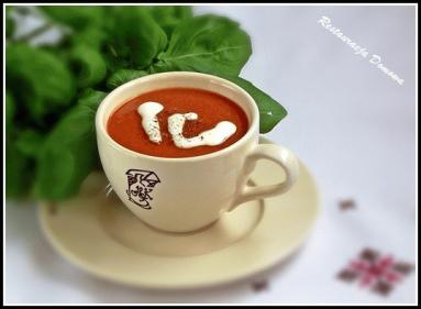 Zdjęcie - Zupa fasolowa z pieczoną papryką - Przepisy kulinarne ze zdjęciami