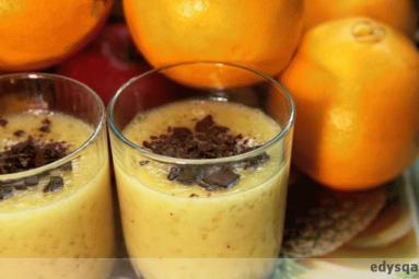 Zdjęcie - Pomarańczowo - bananowy deser z  tapioki - Przepisy kulinarne ze zdjęciami