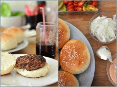 Zdjęcie - Hamburgerowe szaleństwo czyli o bułeczkach idealnych - Przepisy kulinarne ze zdjęciami