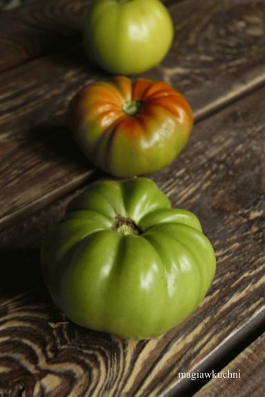 Zdjęcie - Złoto jesieni - chutney z zielonych pomidorów i gruszek - Przepisy kulinarne ze zdjęciami