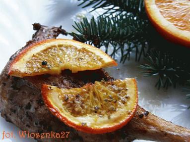 Zdjęcie - Udka kaczki w  pomarańczach - Przepisy kulinarne ze zdjęciami