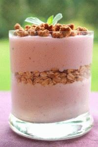 Zdjęcie - Śniadanie Mistrzów 2 : jogurt i płatki jęczmienne - Przepisy kulinarne ze zdjęciami