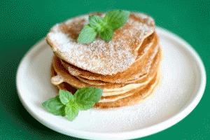 Zdjęcie - Lekkie serowe pancakes - Przepisy kulinarne ze zdjęciami