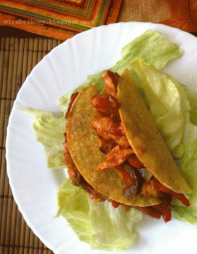 Zdjęcie - Tacos z kurczakiem i warzywami - Przepisy kulinarne ze zdjęciami