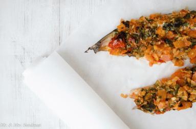 Zdjęcie - Ostrrra ryba, czyli czerniak z pikantną salsą - Przepisy kulinarne ze zdjęciami