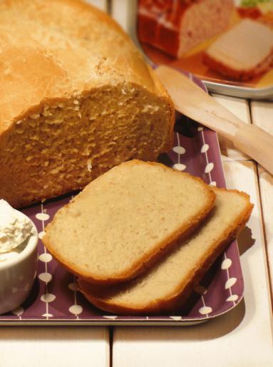 Zdjęcie - Chleb pszenny z twarogiem z automatu - Przepisy kulinarne ze zdjęciami